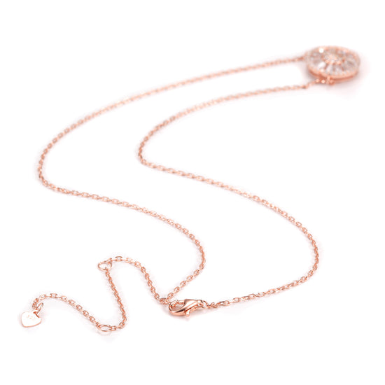 Gold CZ Pendant Necklace - SSN152