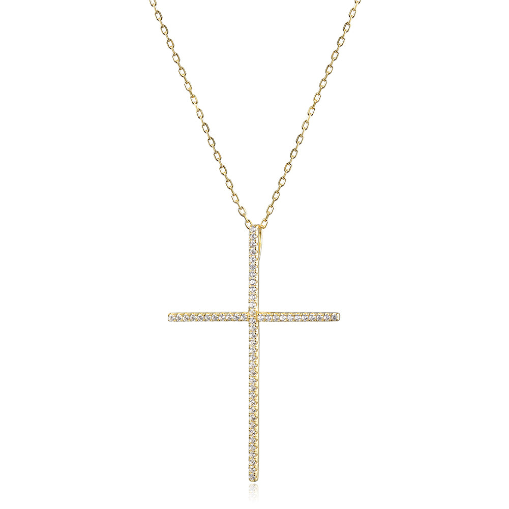 Big Cross Necklace - SSN170