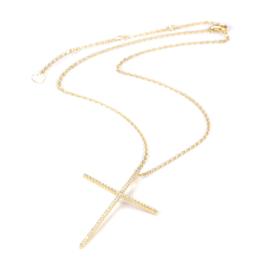 Big Cross Necklace - SSN170