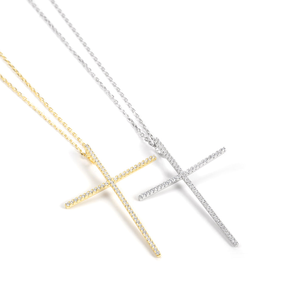 Big Cross Necklace - SSN170