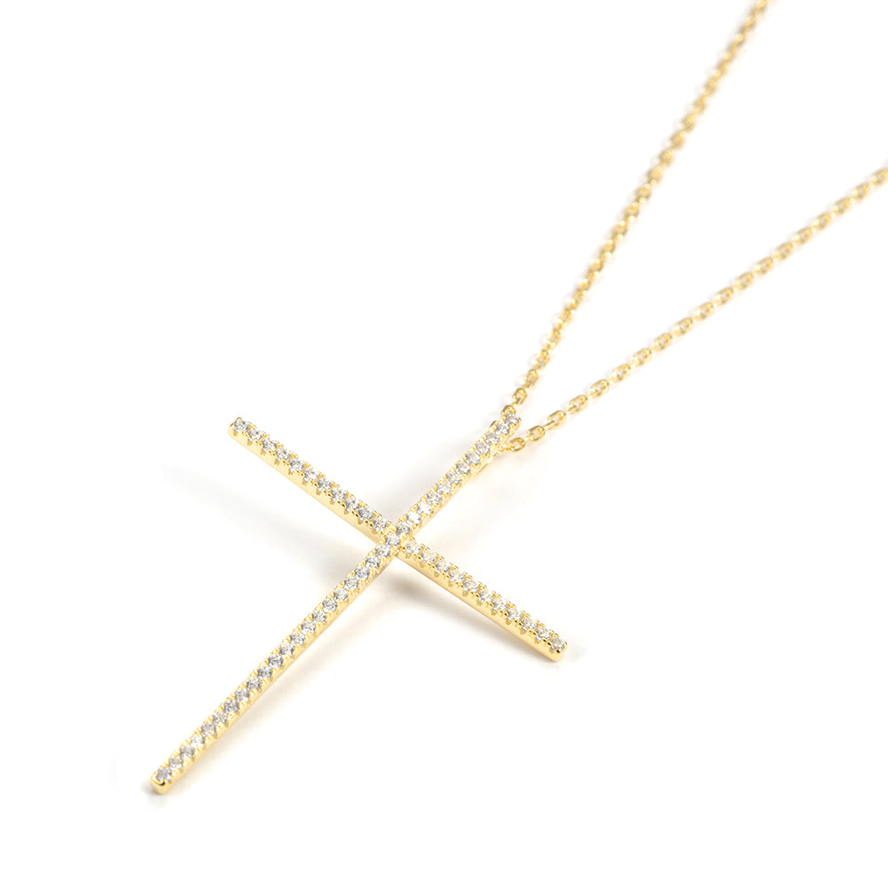 Big Cross Necklace - SSN170