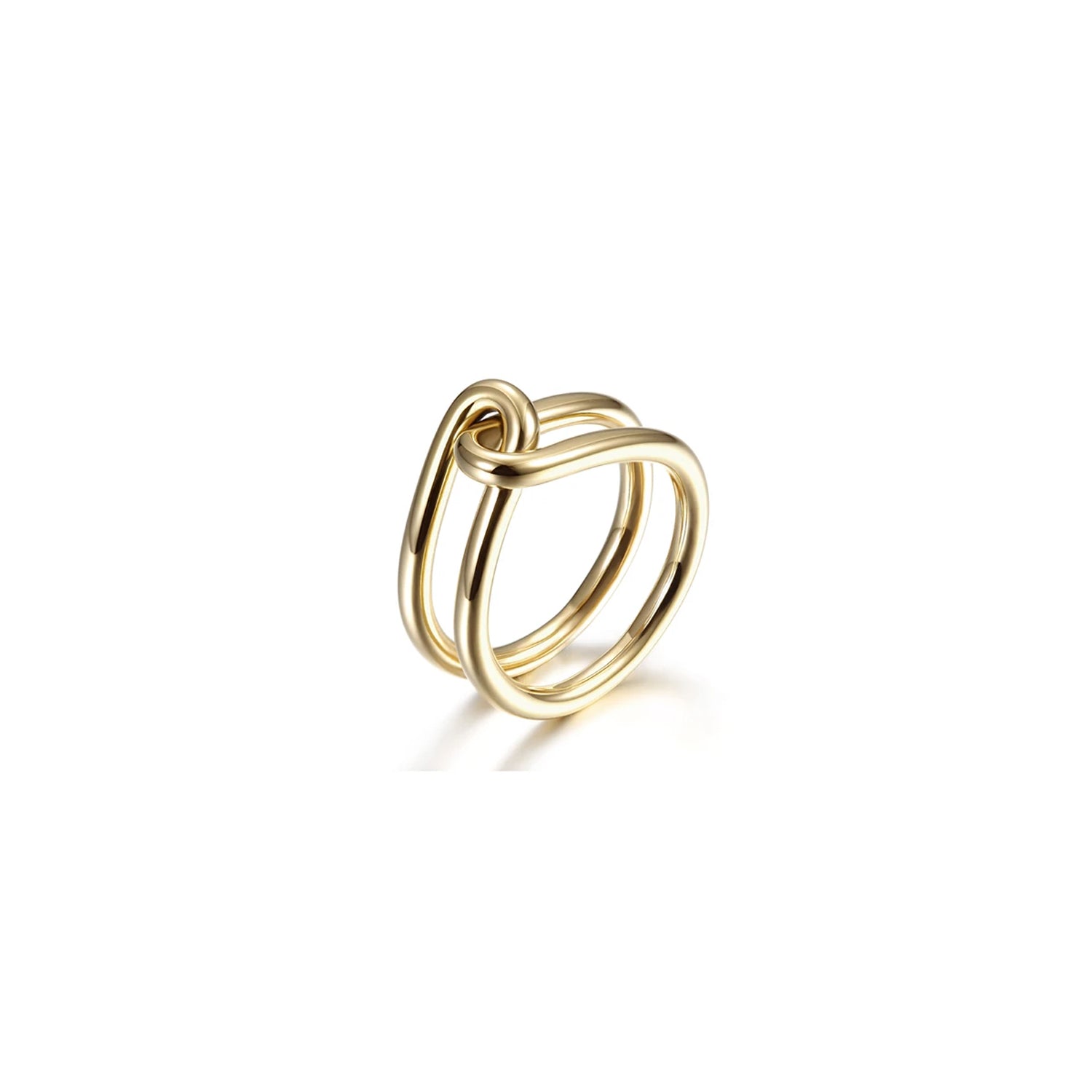 Ciunofor Gold Rings - 14k & 18ct Gold Plated. Wide Band or Stackable ...