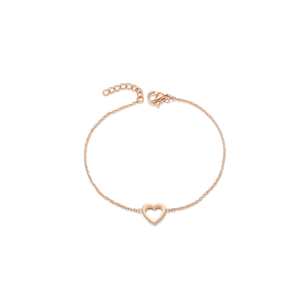 Fashion Love Heart Pendant Bracelet Bangle Jewelry Romantic Gift For Her Silver  Women Bracelet, Fashion Bracelets